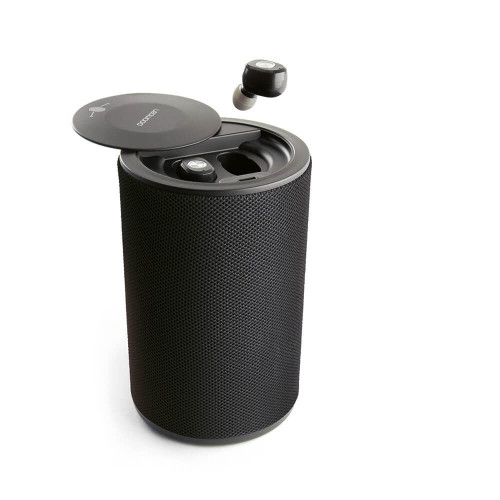 LEDWOOD Ηχείο Speaker and TWS T9 2in1 μαύρου χρώματος