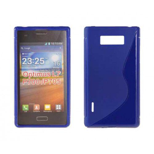 Θήκη TPU S-Line για LG Optimus L7 P700 / P705 blue