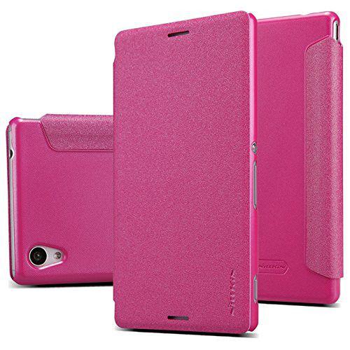 Θήκη Nillkin Sparkle Folio για Sony Xperia M4 Aqua pink