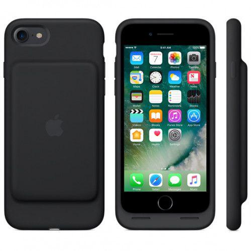 Apple Original MN002ZM/A Smart Battery Case για iPhone 7 μαύρου χρώματος blister 