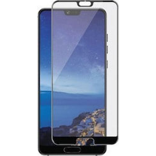 Tempered Glass Screen Protector Πλήρους Κάλυψης για Huawei P20 Pro black ( glue on all glass )