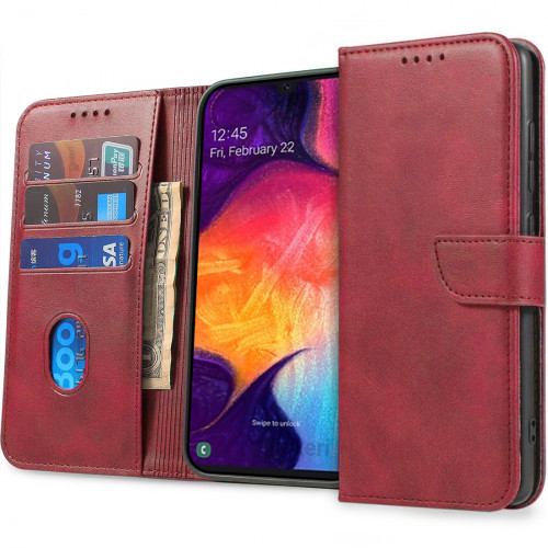 Θήκη Nexeri Wallet για Xiaomi Redmi 9A κόκκινου χρώματος 