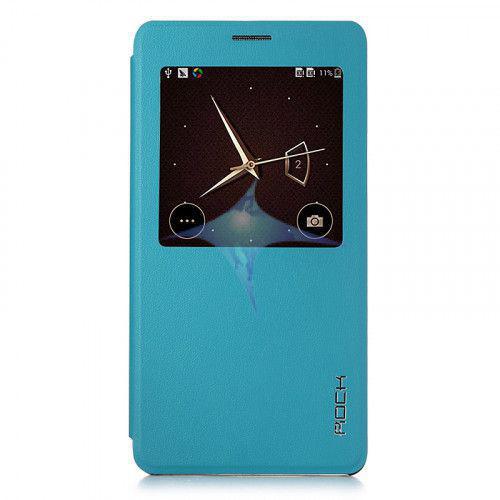Θήκη Rock Side Flip Uni Series για Galaxy A7 blue