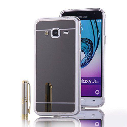 Θήκη Jelly Mirror για Samsung Galaxy J3 / J3 2016 J320 grey