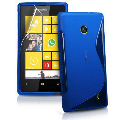 Θήκη TPU S-line για Nokia Lumia 520 blue