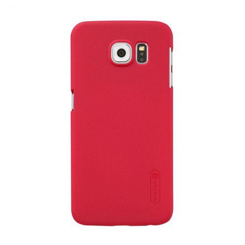 Θήκη Nillkin Super Frosted Shield για Samsung Galaxy S6 G920 κόκκινου χρώματος + Φιλμ Προστασίας Οθόνης