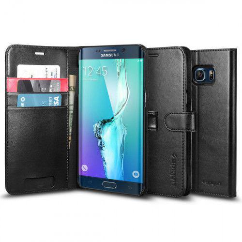 Θήκη Spigen Wallet S (ECO) for Galaxy S6 Edge G925 black SGP11433