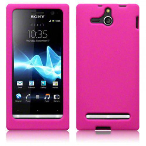 Θήκη Σιλικόνης για Sony Xperia U ST25i Pink