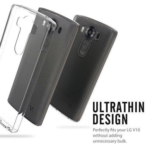 Θήκη TPU Ultra Slim 0,3mm για LG V10 διάφανη