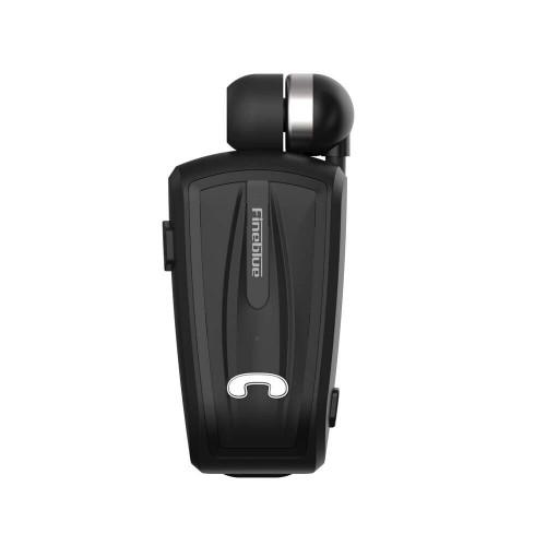 Fineblue F-V6 Earphones Wireless Bluetooth 4.0 In-Ear Headset Clip On Black