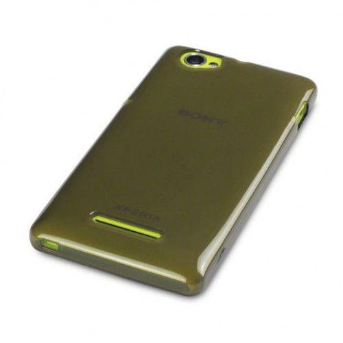 Θήκη κινητού TPU Gel για Sony Xperia M C1904 / C1905 smoke black