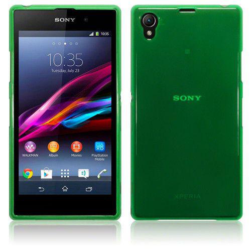 Θήκη TPU Gel για Sony Xperia Z1 πράσινου χρώματος
