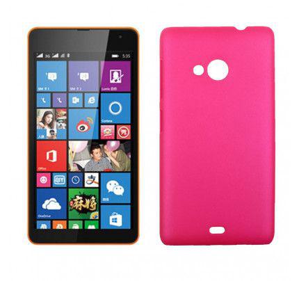Θήκη TPU για Microsoft Lumia 535 έντονα ροζ χρώματος