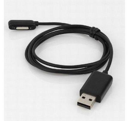 USB Data Cable Magnetic Black for Xperia Z1, Z1 compact, Z2