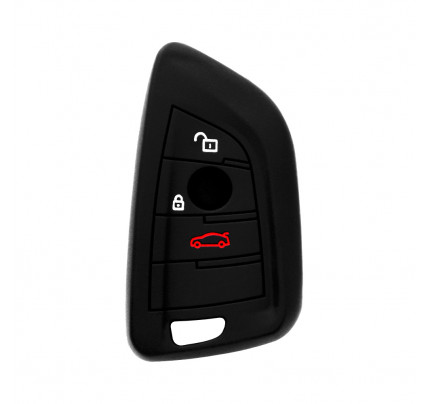 Θήκη κλειδιού σιλικόνης Car Key Case Techsuit (1004.08) - BMW Seria 2, 4, 8 Grand Coupe black