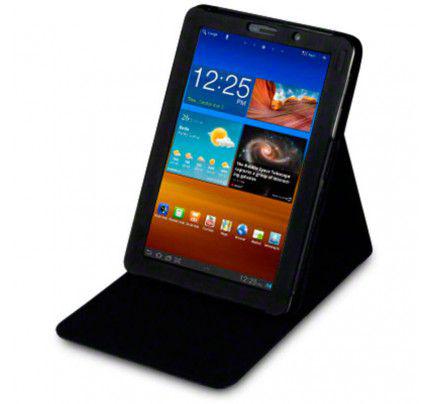 Θήκη Samsung P6800 Galaxy Tab 7.7 PU Leather Wallet Case by Warp - Flip Black