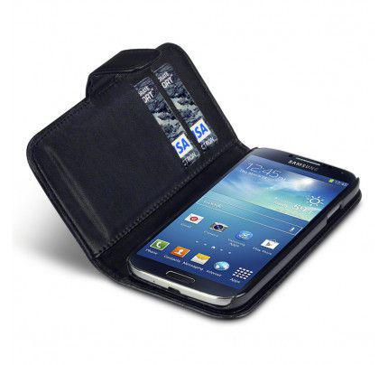 Θήκη για Samsung i9500 Galaxy S4 PU Faux Leather Wallet Case By Warp Black
