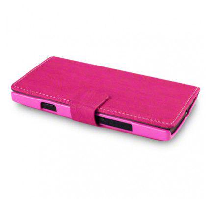 Θήκη για Sony Xperia S LT26i PU Leather Wallet Pink