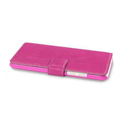 Θήκη για HTC One Mini Low Profile Wallet PU Leather Pink