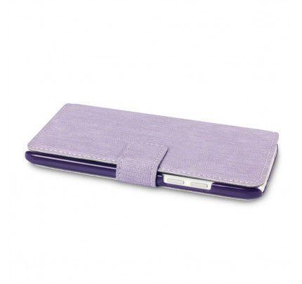 Θήκη για HTC One Mini Low Profile Wallet PU Leather Purple
