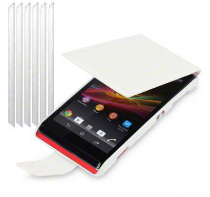 Θήκη Flip για Sony Xperia L C2105 White