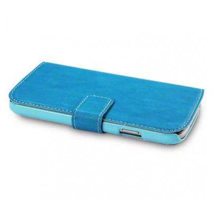 Θήκη για Samsung i9500 Galaxy S4 PU Leather Wallet Case By Warp Blue