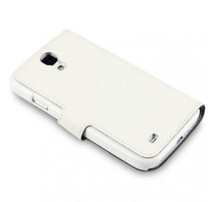 Θήκη για Samsung i9500 Galaxy S4 PU Leather Wallet Case By Warp White