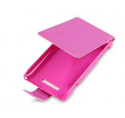 Θήκη Flip για Sony Xperia E C1505 Pink