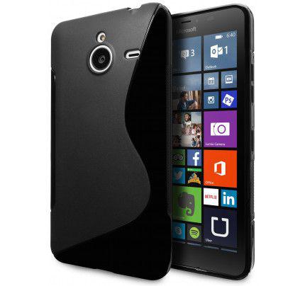 Θήκη TPU S-Line για Microsoft Lumia 640XL μαύρου χρώματος