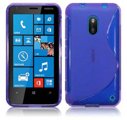 Θήκη Σιλικόνης για Nokia Lumia 620 purple