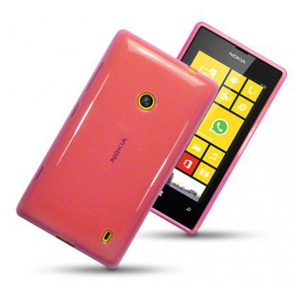 Θήκη TPU Gel για Nokia Lumia 520 hot pink