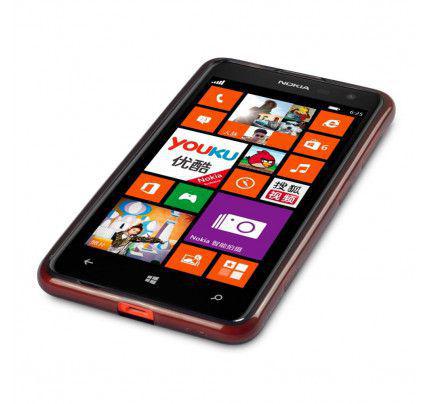 Θήκη TPU Gel για Nokia Lumia 625 Smoke Black by Warp