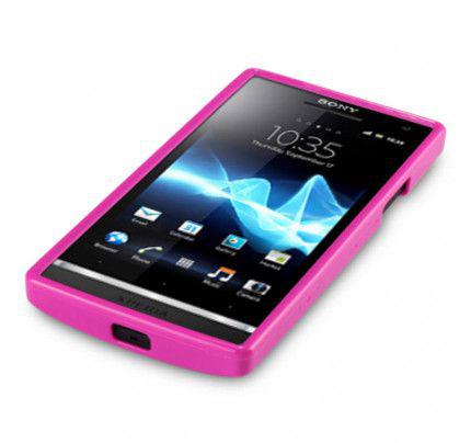 Θήκη TPU Gel για Sony Xperia S LT26i solid hot pink by Warp 