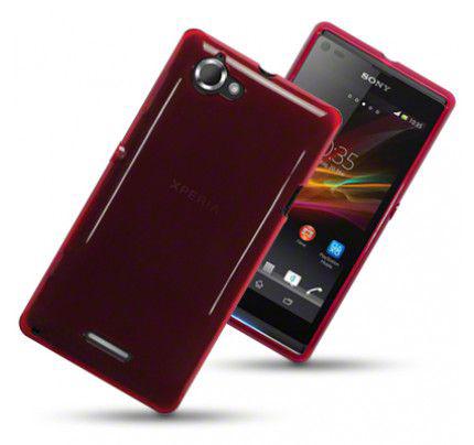 Θήκη TPU Gel για Sony Xperia L C2105 Red by Warp 