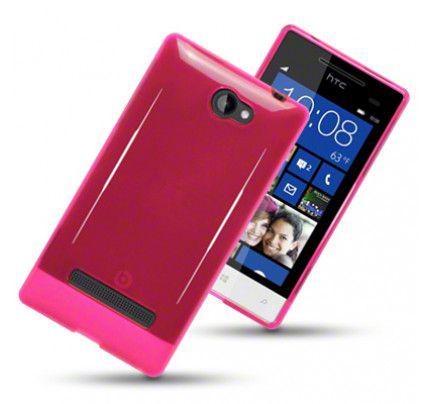 Θήκη TPU Gel για HTC Windows Phone 8s Hot Pink
