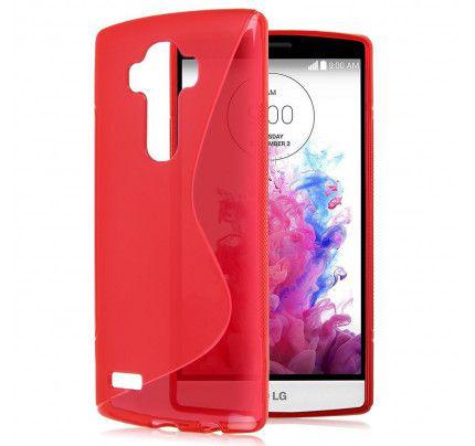 Θήκη TPU S-line για LG G4 κόκκινου χρώματος