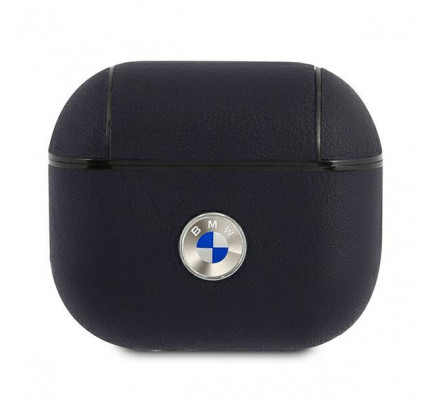 BMW Signature Θήκη Δερμάτινη σε Navy Μπλε χρώμα για Apple AirPods 3