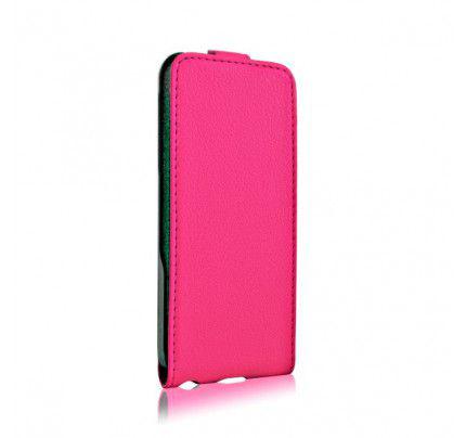 Θήκη Xqisit Flip Case για iPhone 5 / 5S ροζ χρώματος 