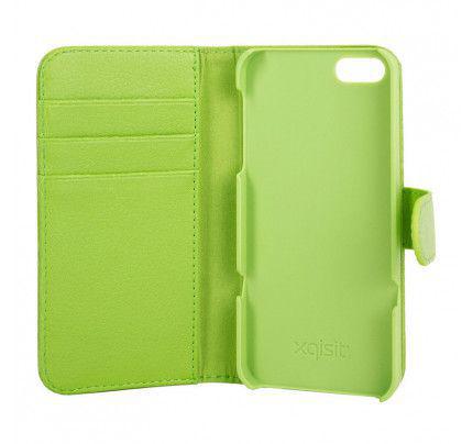 Θήκη Xqisit Wallet Case για iPhone 5 / 5S πράσινου χρώματος
