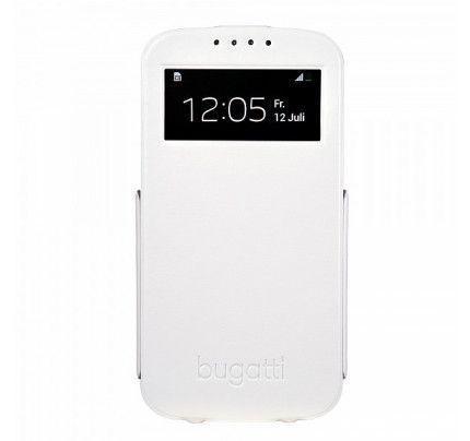 Θήκη Bugatti UltraThin Flip Case Galaxy S4 I9500 white