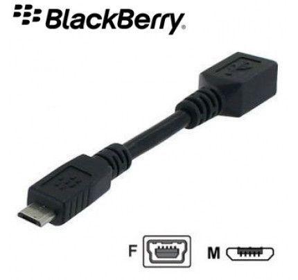 Blackberry Adaptor ASY-18686-004 miniUsb - microUsb
