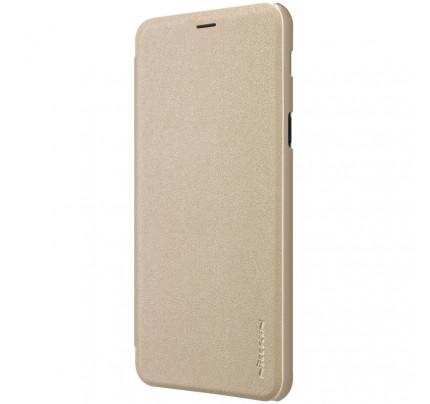 Nillkin Sparkle Folio για Samsung Galaxy A6 Plus A605 gold
