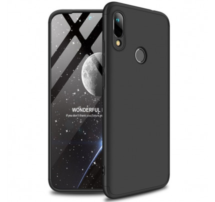 GKK 360 Protection Case Front and Back Case Full Body Cover Huawei Y6 2019 / Huawei Y6s 2019 black