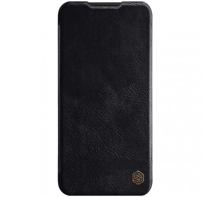 Θήκη Nillkin Qin Series Leather για Xiaomi Redmi Note 8 μαύρου χρώματος