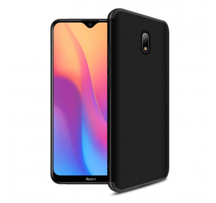GKK 360 Protection Case Front and Back Case Full Body Cover Xiaomi Redmi 8A black