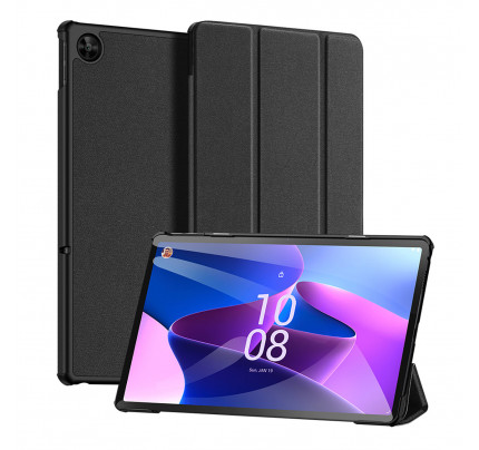 Dux Ducis Domo Folding Pouch Case for Smart Sleep Tablet Stand Lenovo Tab M10 Plus Gen 3 Black