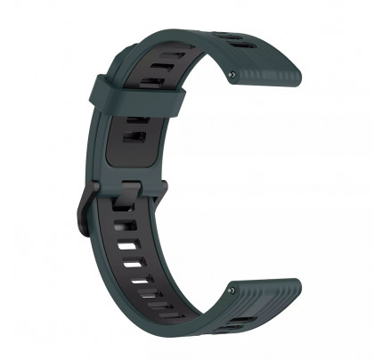 Techsuit - Watchband 22mm (W002) - Samsung Galaxy Watch (46mm) / Watch 3 / Gear S3, Huawei Watch GT / GT 2 / GT 2e / GT 2 Pro / GT 3 (46 mm) - Green