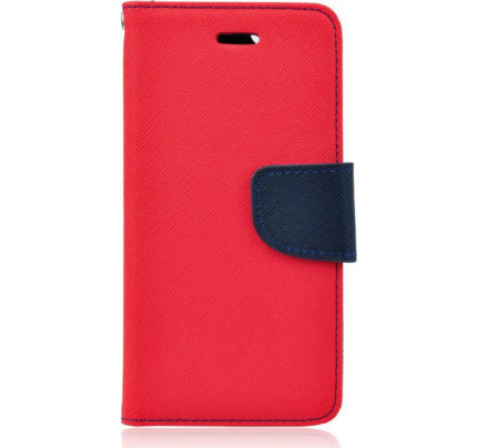 Θήκη OEM Fancy Diary για Samsung Galaxy J5 2017 J530 red navy ( θήκες για κάρτες, χρήματα,stand )