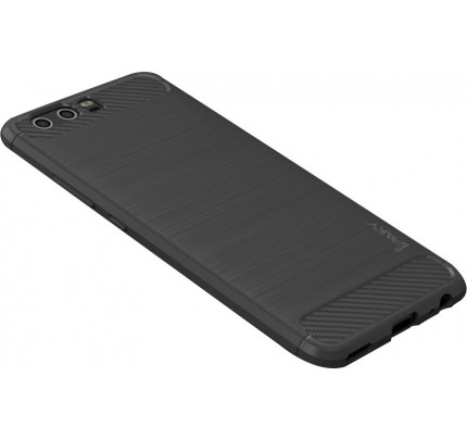 Θήκη iPaky Slim Carbon flexible cover TPU for Huawei P10 Lite grey