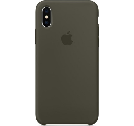 Apple MR522ZM/A Silicone Case iPhone X Dark Olive